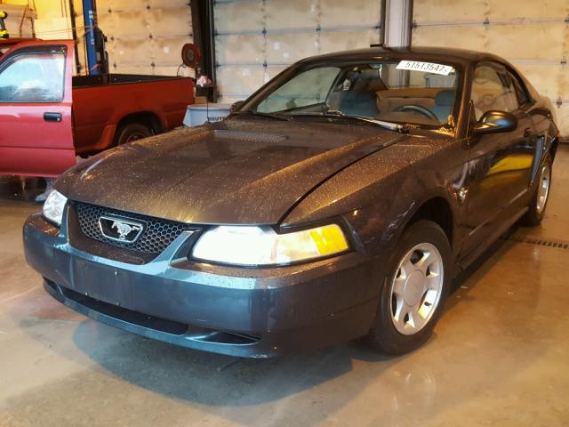 1FAFP4043XF222027 - 1999 FORD MUSTANG GRAY photo 2