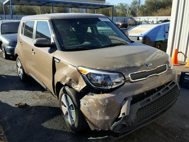 KNDJN2A23G7332355 - 2016 KIA SOUL BROWN photo 1