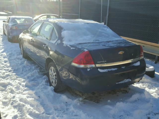 2G1WS583481233985 - 2008 CHEVROLET IMPALA POL BLUE photo 3