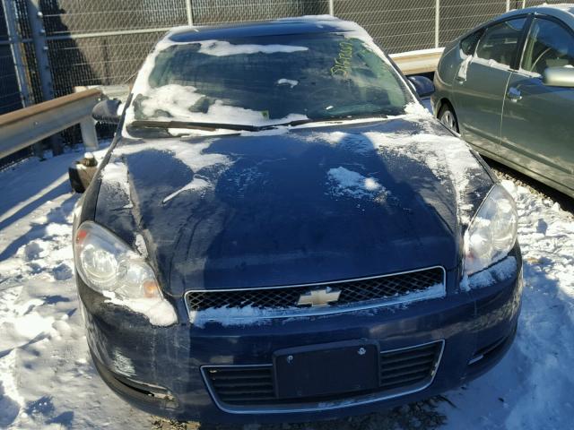 2G1WS583481233985 - 2008 CHEVROLET IMPALA POL BLUE photo 9