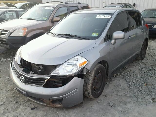 3N1BC1CP1BL493856 - 2011 NISSAN VERSA S GRAY photo 2