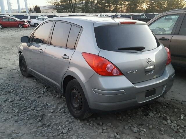 3N1BC1CP1BL493856 - 2011 NISSAN VERSA S GRAY photo 3