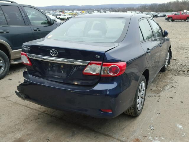 2T1BU4EE1CC847984 - 2012 TOYOTA COROLLA BA BLUE photo 4