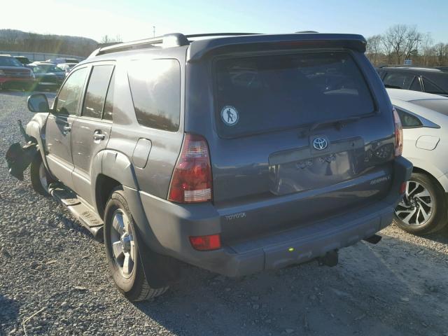 JTEZT14R230003639 - 2003 TOYOTA 4RUNNER SR GRAY photo 3