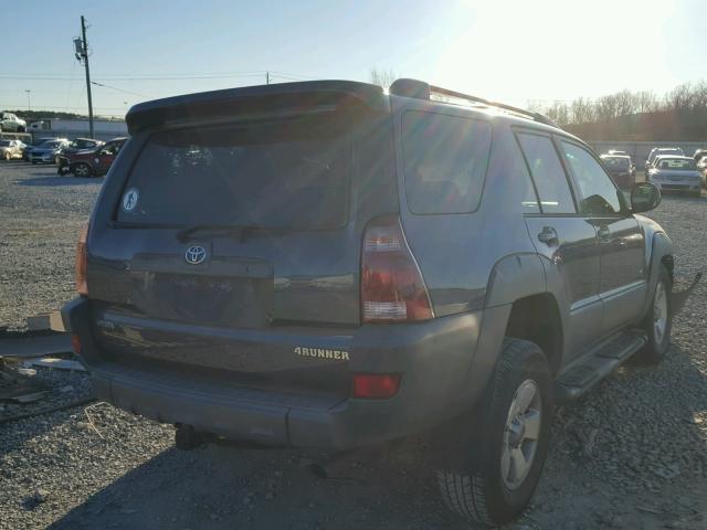 JTEZT14R230003639 - 2003 TOYOTA 4RUNNER SR GRAY photo 4