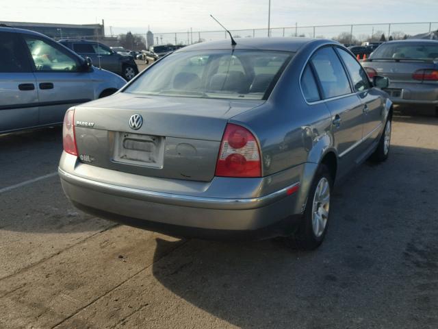 WVWPD63B83P034587 - 2003 VOLKSWAGEN PASSAT GLS GRAY photo 4