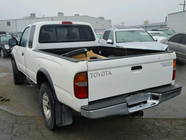 4TASN92N2YZ616616 - 2000 TOYOTA TACOMA XTR WHITE photo 3