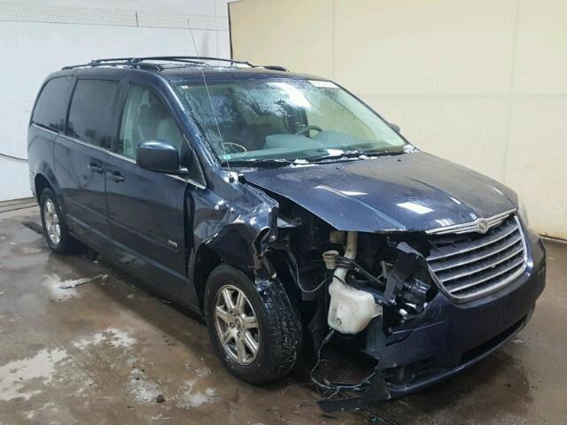 2A8HR54P98R815630 - 2008 CHRYSLER TOWN & COU BLUE photo 1