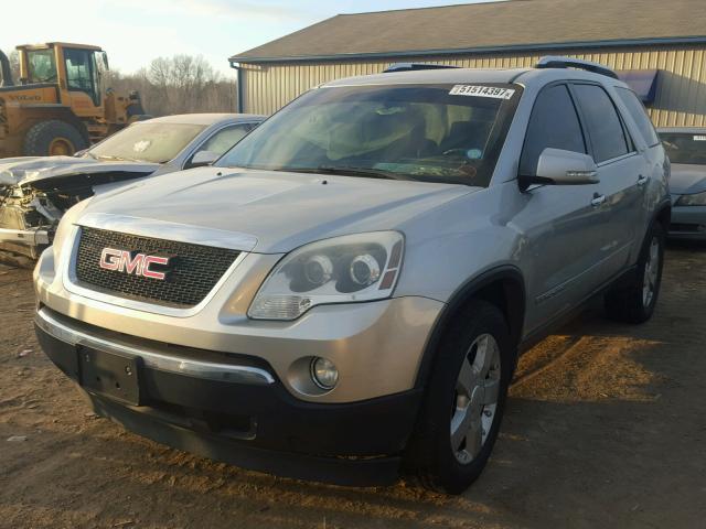 1GKEV33768J283354 - 2008 GMC ACADIA SLT SILVER photo 2