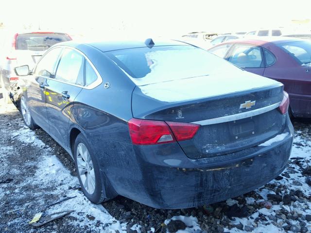 2G1125S36E9284629 - 2014 CHEVROLET IMPALA LT BLACK photo 3