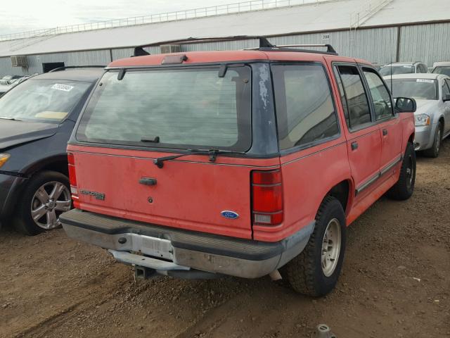 1FMDU34X3RUD37181 - 1994 FORD EXPLORER RED photo 4