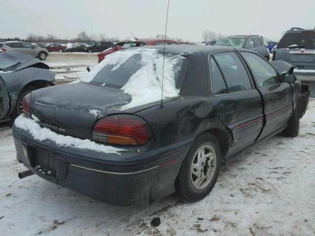 1G2NE52T9TM535292 - 1996 PONTIAC GRAND AM S BLACK photo 4