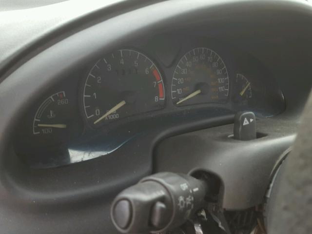 1G2NE52T9TM535292 - 1996 PONTIAC GRAND AM S შავი ფოტო 8