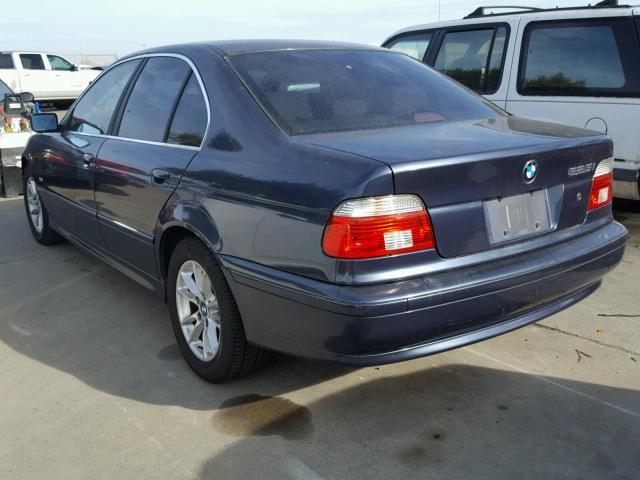 WBADT43483G027387 - 2003 BMW 525 I AUTO BLUE photo 3