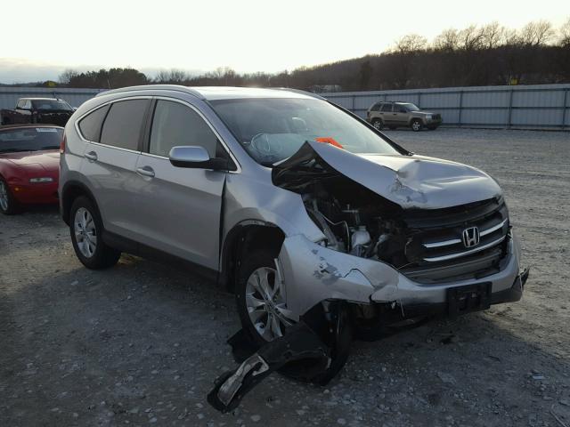 5J6RM4H70CL044372 - 2012 HONDA CR-V EXL SILVER photo 1