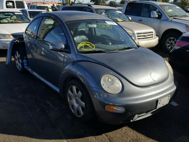 3VWDD21C23M438821 - 2003 VOLKSWAGEN NEW BEETLE GRAY photo 1