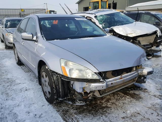 1HGCM56435L000560 - 2005 HONDA ACCORD LX SILVER photo 1