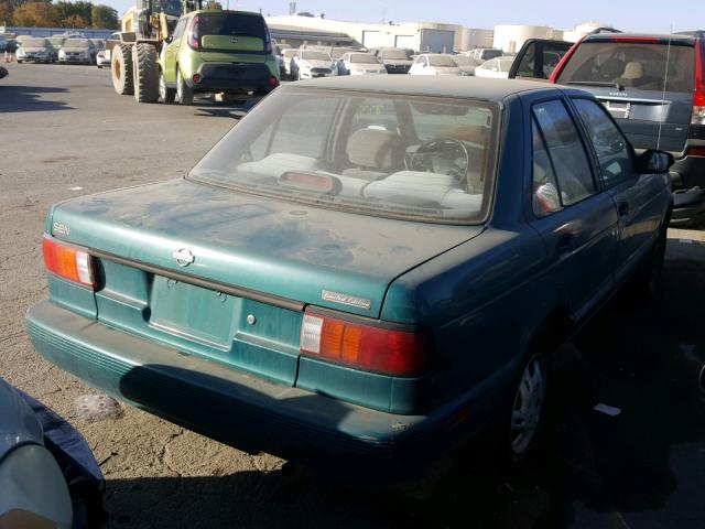 1N4EB31P9RC884132 - 1994 NISSAN SENTRA E GREEN photo 4