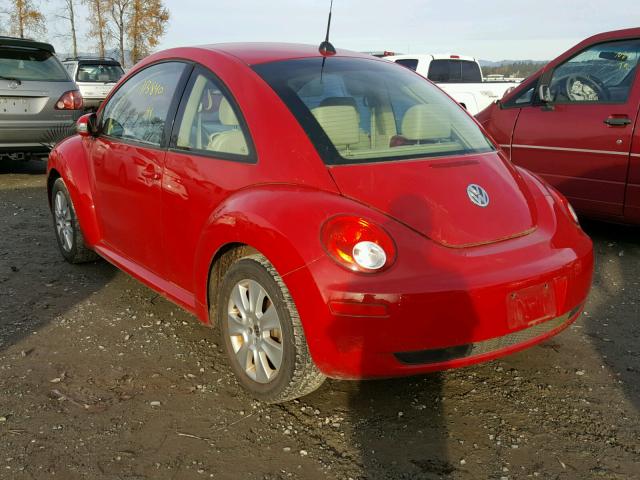 3VWPW31C28M504353 - 2008 VOLKSWAGEN NEW BEETLE 红色 照片 3