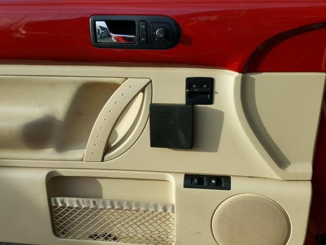 3VWPW31C28M504353 - 2008 VOLKSWAGEN NEW BEETLE 红色 照片 9