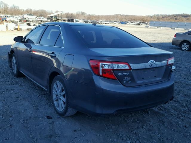 4T1BF1FK2EU797014 - 2014 TOYOTA CAMRY L GRAY photo 3