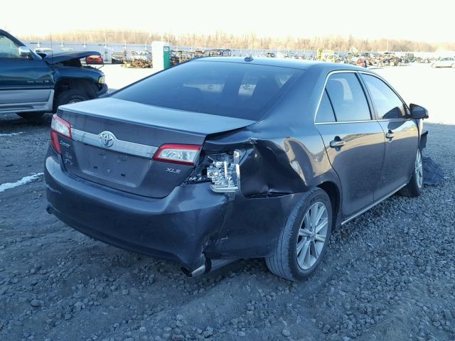 4T1BF1FK2EU797014 - 2014 TOYOTA CAMRY L GRAY photo 4