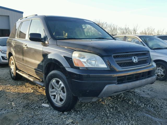 2HKYF18613H554851 - 2003 HONDA PILOT EXL BLACK photo 1