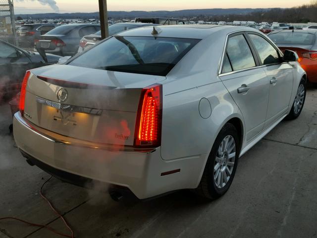 1G6DG5EG0A0146015 - 2010 CADILLAC CTS LUXURY WHITE photo 4