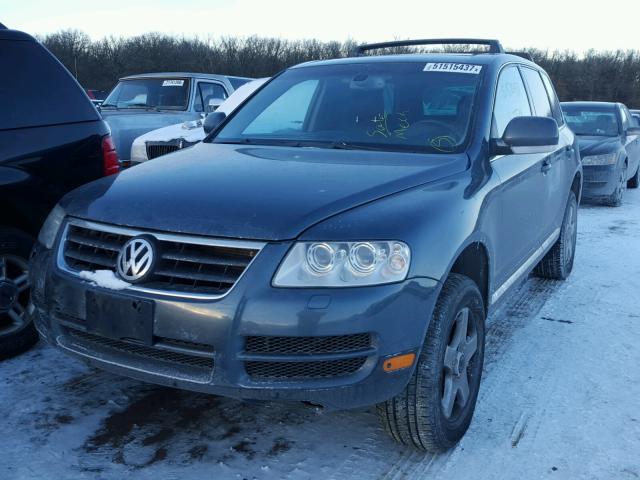 WVGBC77LX4D048351 - 2004 VOLKSWAGEN TOUAREG 3. BLUE photo 2