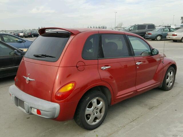 3C8FY68B82T227100 - 2002 CHRYSLER PT CRUISER RED photo 4