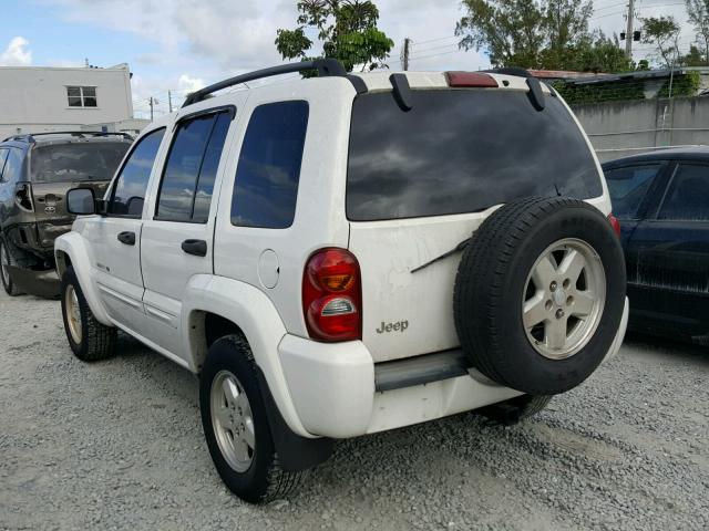 1J4GK58K52W259363 - 2002 JEEP LIBERTY LI WHITE photo 3