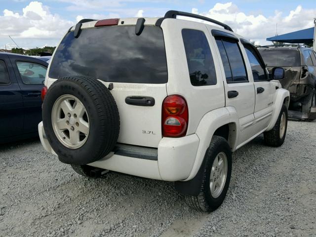 1J4GK58K52W259363 - 2002 JEEP LIBERTY LI WHITE photo 4