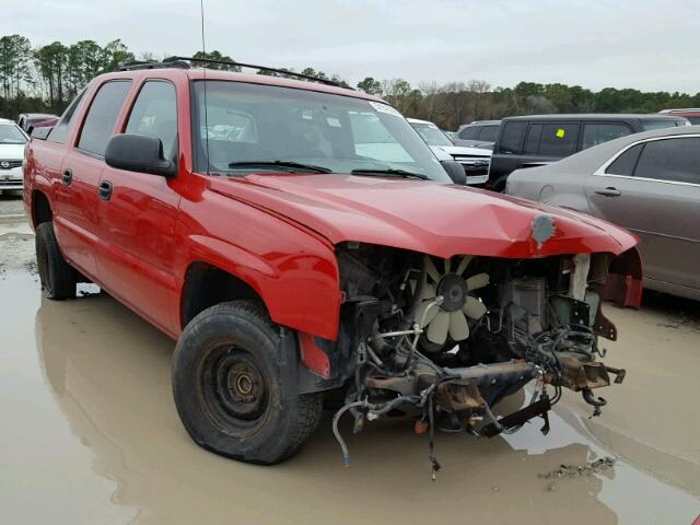 3GNEC12T94G147078 - 2004 CHEVROLET AVALANCHE RED photo 1