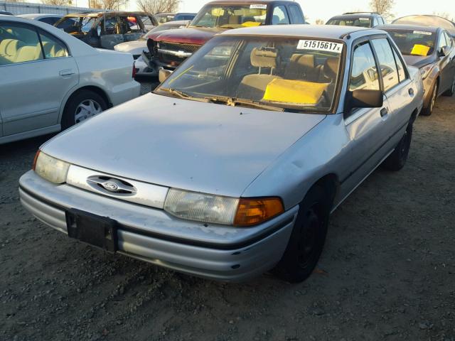 3FAPP13J7PR118180 - 1993 FORD ESCORT LX SILVER photo 2