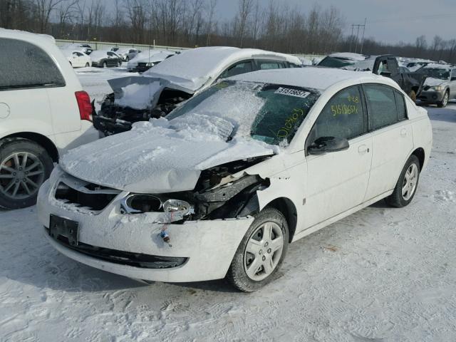 1G8AJ55F37Z120760 - 2007 SATURN ION LEVEL WHITE photo 2