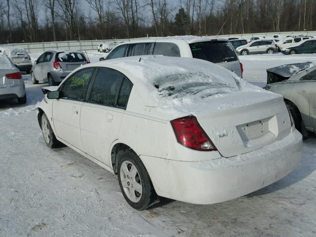 1G8AJ55F37Z120760 - 2007 SATURN ION LEVEL WHITE photo 3