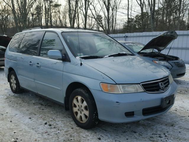 5FNRL189X3B103410 - 2003 HONDA ODYSSEY EX BLUE photo 1