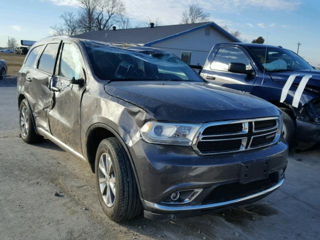 1C4RDJDG2FC690334 - 2015 DODGE DURANGO LI GRAY photo 1