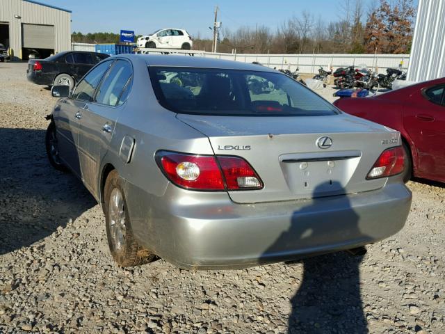 JTHBF30G830117169 - 2003 LEXUS ES 300 SILVER photo 3