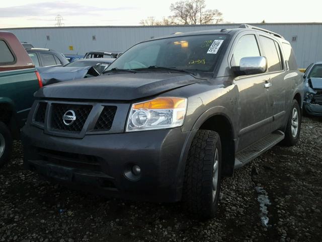 5N1AA0NC4BN604575 - 2011 NISSAN ARMADA SV GRAY photo 2