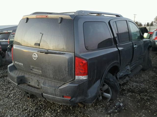 5N1AA0NC4BN604575 - 2011 NISSAN ARMADA SV GRAY photo 4