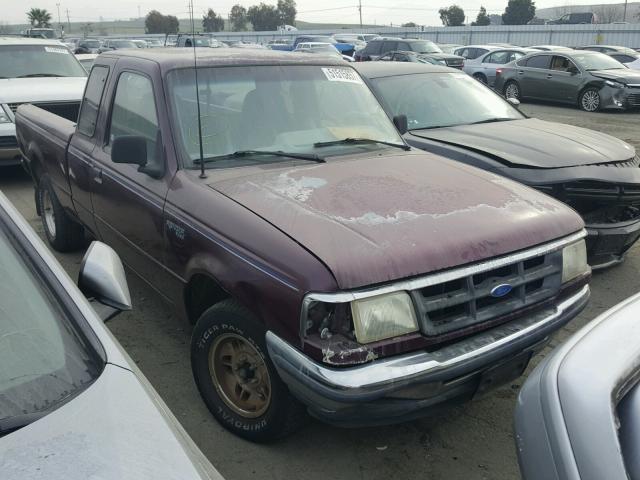 1FTCR14X5PPB49974 - 1993 FORD RANGER SUP MAROON photo 1