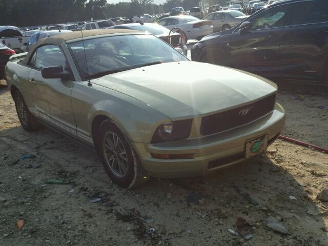 1ZVFT84N855234951 - 2005 FORD MUSTANG GREEN photo 1