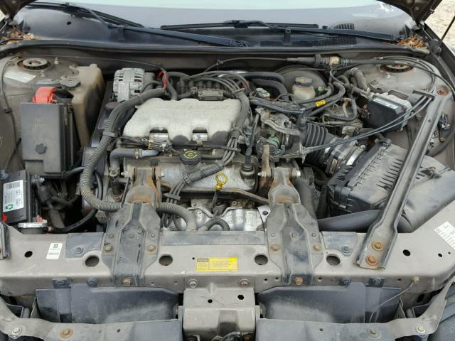1G2WK52J41F274120 - 2001 PONTIAC GRAND PRIX TAN photo 7