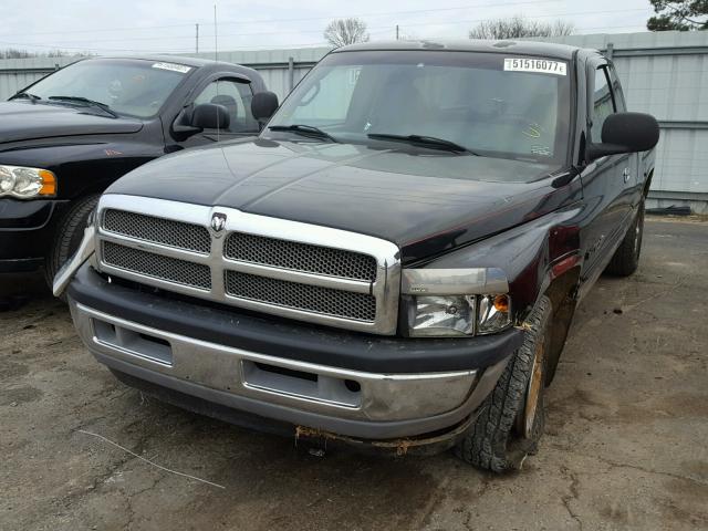 3B7HC13Y01G783108 - 2001 DODGE RAM 1500 BLACK photo 2