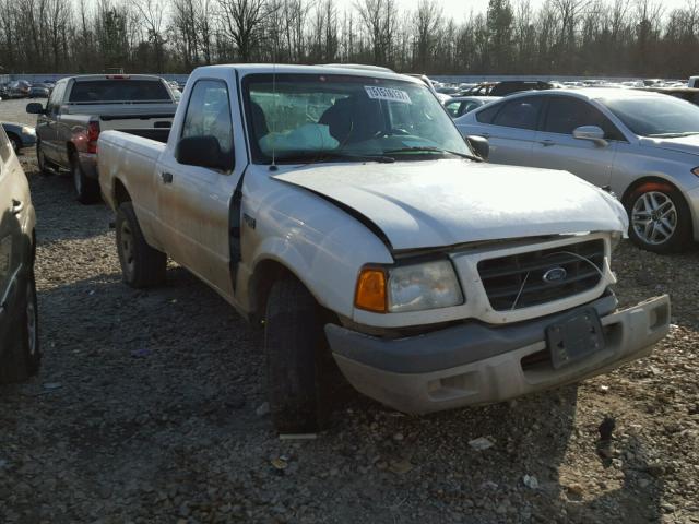 1FTYR10D13PA87663 - 2003 FORD RANGER WHITE photo 1