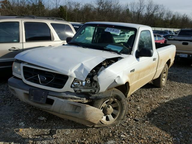 1FTYR10D13PA87663 - 2003 FORD RANGER WHITE photo 2