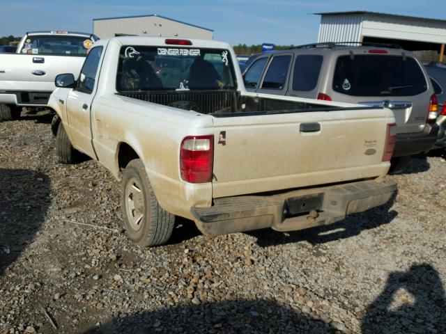 1FTYR10D13PA87663 - 2003 FORD RANGER WHITE photo 3