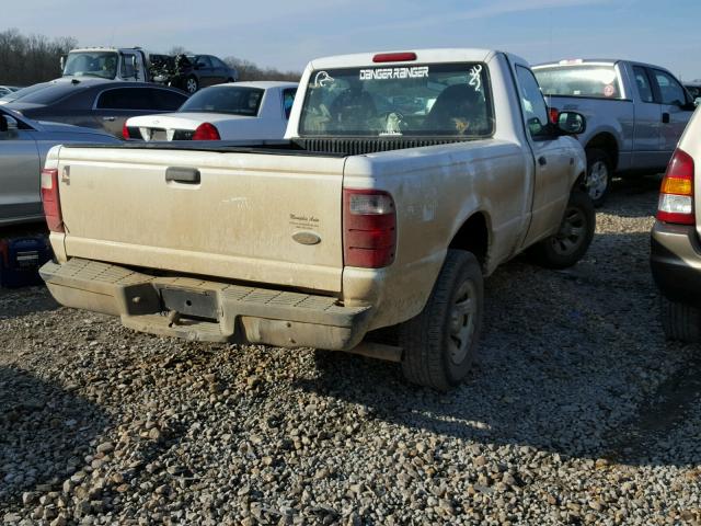 1FTYR10D13PA87663 - 2003 FORD RANGER WHITE photo 4