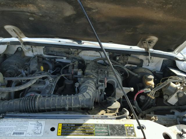 1FTYR10D13PA87663 - 2003 FORD RANGER WHITE photo 7